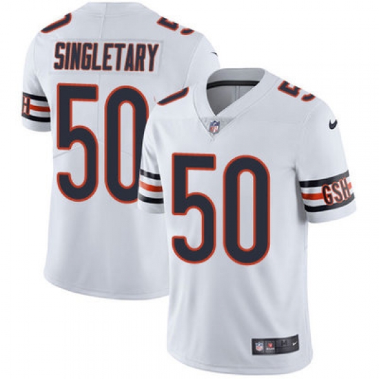 Nike Bears #50 Mike Singletary White Mens Stitched NFL Vapor Untouchable Limited Jersey Nike Bears #50 Mike Singletary White Mens Stitched NFL Vapor Untouchable Limited Jersey