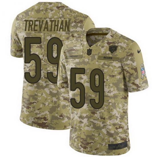 Nike Bears #59 Danny Trevathan Camo Mens Stitched NFL Limited 2018 Salute To Service Jersey Nike Bears #59 Danny Trevathan Camo Mens Stitched NFL Limited 2018 Salute To Service Jersey