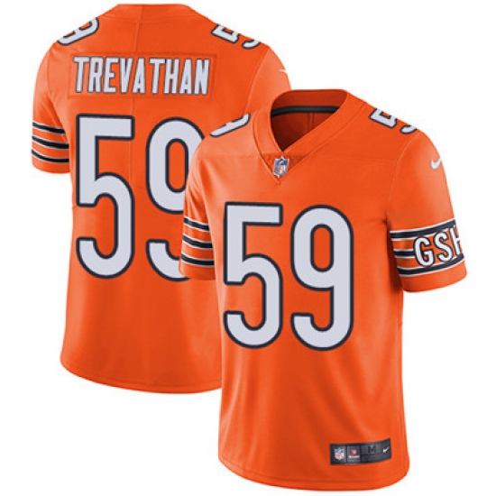 Nike Bears #59 Danny Trevathan Orange Mens Stitched NFL Limited Rush Jersey Nike Bears #59 Danny Trevathan Orange Mens Stitched NFL Limited Rush Jersey