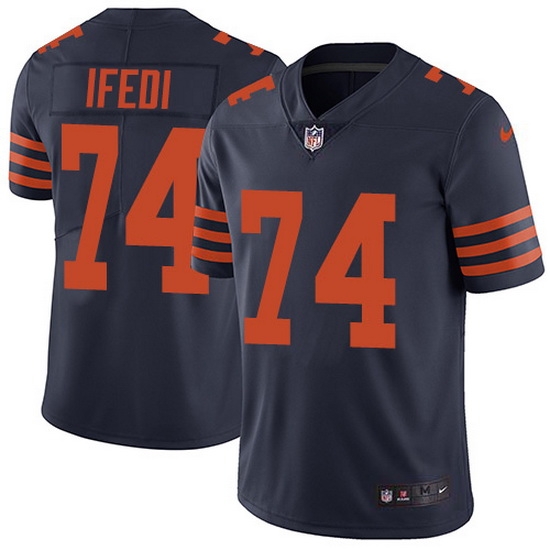 Nike Bears 74 Germain Ifedi Navy Blue Alternate Men Stitched NFL Vapor Untouchable Limited Jersey Nike Bears 74 Germain Ifedi Navy Blue Alternate Men Stitched NFL Vapor Untouchable Limited Jersey