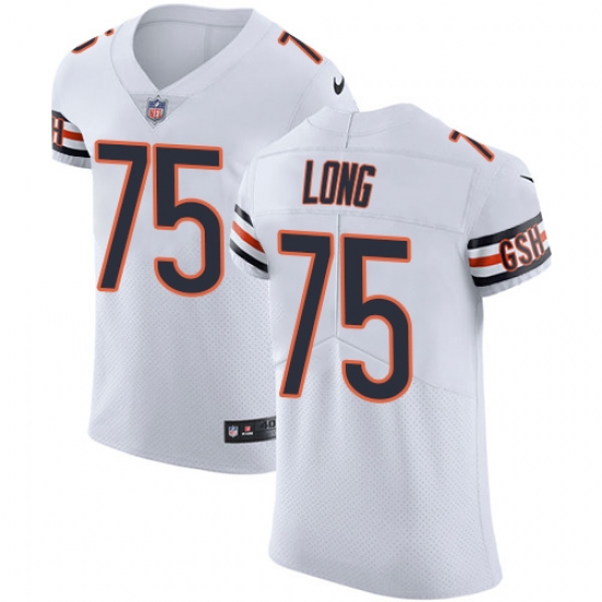 Nike Bears #75 Kyle Long White Mens Stitched NFL Vapor Untouchable Elite Jersey Nike Bears #75 Kyle Long White Mens Stitched NFL Vapor Untouchable Elite Jersey