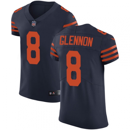 Nike Bears #8 Mike Glennon Navy Blue Alternate Mens Stitched NFL Vapor Untouchable Elite Jersey Nike Bears #8 Mike Glennon Navy Blue Alternate Mens Stitched NFL Vapor Untouchable Elite Jersey