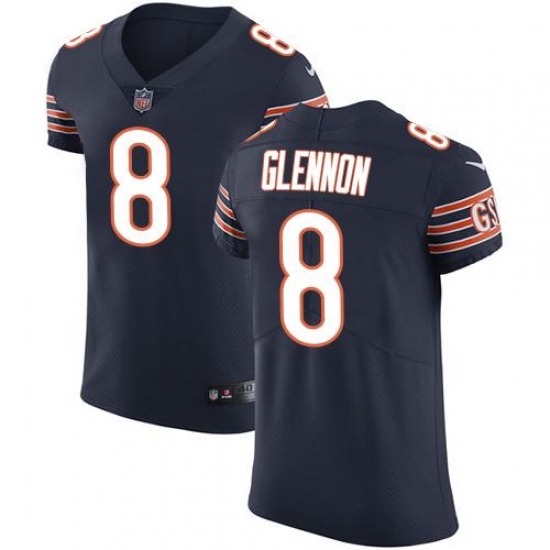 Nike Bears #8 Mike Glennon Navy Blue Team Color Mens Stitched NFL Vapor Untouchable Elite Jersey Nike Bears #8 Mike Glennon Navy Blue Team Color Mens Stitched NFL Vapor Untouchable Elite Jersey