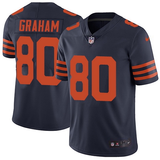 Nike Bears 80 Jimmy Graham Navy Blue Alternate Men Stitched NFL Vapor Untouchable Limited Jersey Nike Bears 80 Jimmy Graham Navy Blue Alternate Men Stitched NFL Vapor Untouchable Limited Jersey