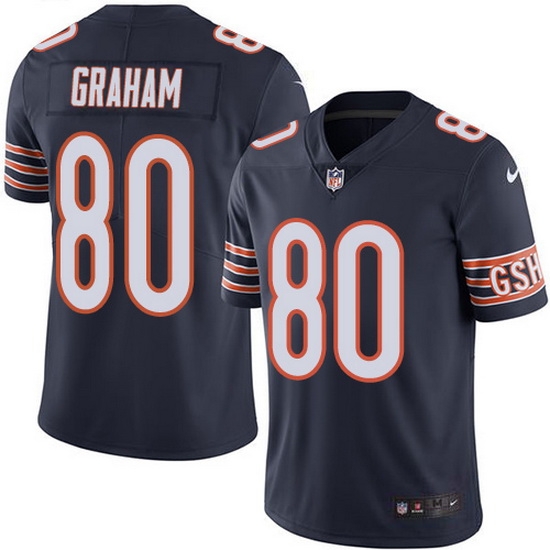 Nike Bears 80 Jimmy Graham Navy Blue Team Color Men Stitched NFL Vapor Untouchable Limited Jersey Nike Bears 80 Jimmy Graham Navy Blue Team Color Men Stitched NFL Vapor Untouchable Limited Jersey