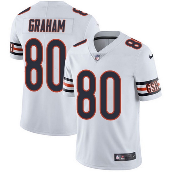 Nike Bears 80 Jimmy Graham White Men Stitched NFL Vapor Untouchable Limited Jersey Nike Bears 80 Jimmy Graham White Men Stitched NFL Vapor Untouchable Limited Jersey