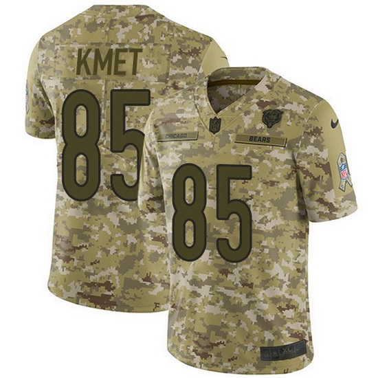 Nike Bears 85 Cole Kmet Camo Men Stitched NFL Limited 2018 Salute To Service Jersey Nike Bears 85 Cole Kmet Camo Men Stitched NFL Limited 2018 Salute To Service Jersey