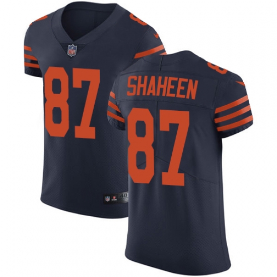 Nike Bears #87 Adam Shaheen Navy Blue Alternate Mens Stitched NFL Vapor Untouchable Elite Jersey Nike Bears #87 Adam Shaheen Navy Blue Alternate Mens Stitched NFL Vapor Untouchable Elite Jersey