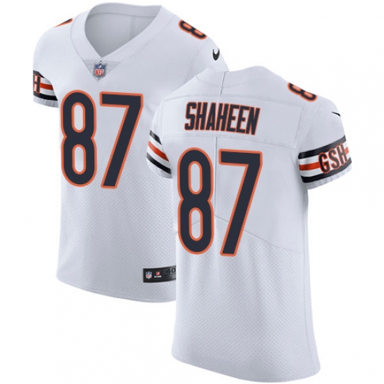 Nike Bears #87 Adam Shaheen White Mens Stitched NFL Vapor Untouchable Elite Jersey Nike Bears #87 Adam Shaheen White Mens Stitched NFL Vapor Untouchable Elite Jersey
