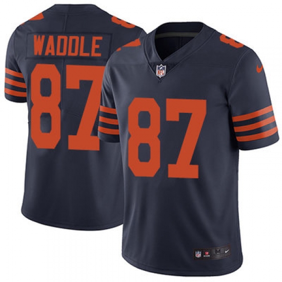 Nike Bears #87 Tom Waddle Navy Blue Alternate Mens Stitched NFL Vapor Untouchable Limited Jersey Nike Bears #87 Tom Waddle Navy Blue Alternate Mens Stitched NFL Vapor Untouchable Limited Jersey