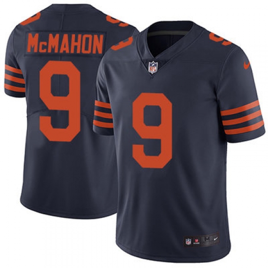 Nike Bears #9 Jim McMahon Navy Blue Alternate Mens Stitched NFL Vapor Untouchable Limited Jersey Nike Bears #9 Jim McMahon Navy Blue Alternate Mens Stitched NFL Vapor Untouchable Limited Jersey