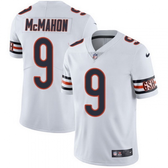 Nike Bears #9 Jim McMahon White Mens Stitched NFL Vapor Untouchable Limited Jersey Nike Bears #9 Jim McMahon White Mens Stitched NFL Vapor Untouchable Limited Jersey