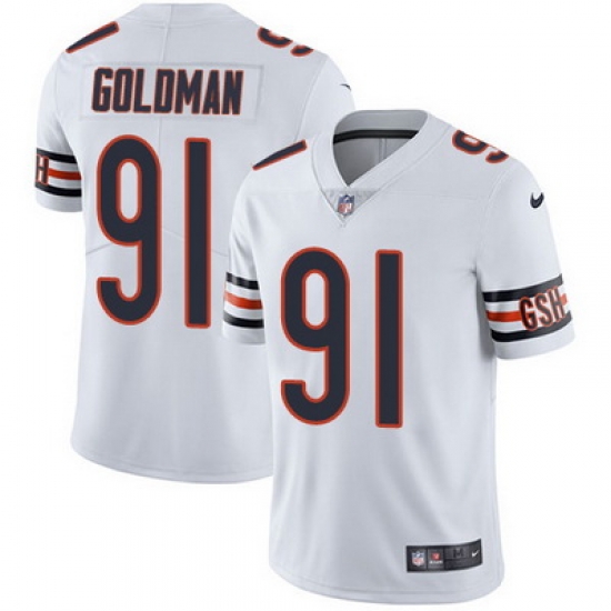 Nike Bears #91 Eddie Goldman White Mens Stitched NFL Vapor Untouchable Limited Jersey Nike Bears #91 Eddie Goldman White Mens Stitched NFL Vapor Untouchable Limited Jersey
