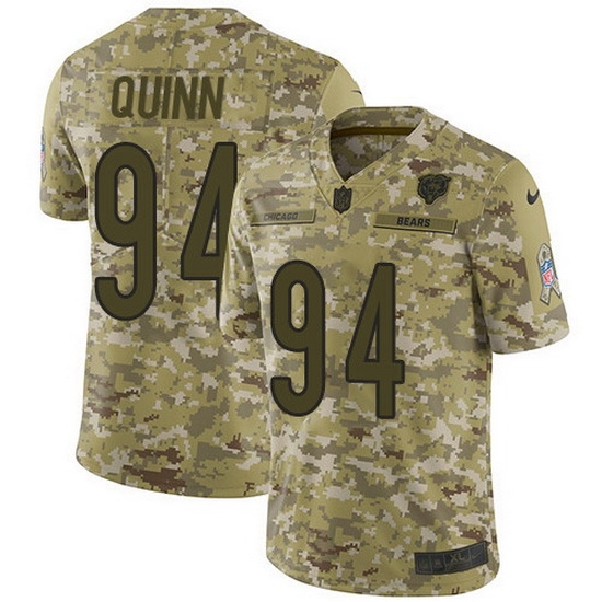Nike Bears 94 Robert Quinn Camo Men Stitched NFL Limited 2018 Salute To Service Jersey Nike Bears 94 Robert Quinn Camo Men Stitched NFL Limited 2018 Salute To Service Jersey