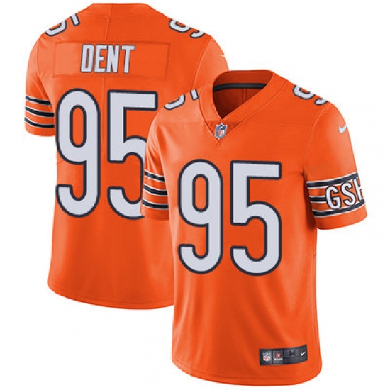 Nike Bears #95 Richard Dent Orange Mens Stitched NFL Limited Rush Jersey Nike Bears #95 Richard Dent Orange Mens Stitched NFL Limited Rush Jersey