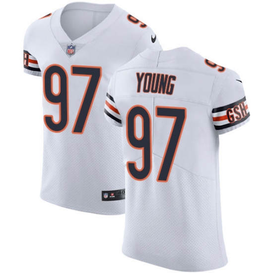 Nike Bears #97 Willie Young White Mens Stitched NFL Vapor Untouchable Elite Jersey Nike Bears #97 Willie Young White Mens Stitched NFL Vapor Untouchable Elite Jersey