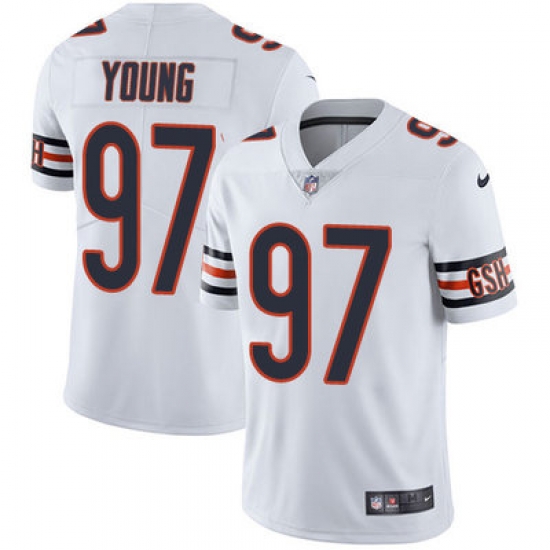 Nike Bears #97 Willie Young White Mens Stitched NFL Vapor Untouchable Limited Jersey Nike Bears #97 Willie Young White Mens Stitched NFL Vapor Untouchable Limited Jersey