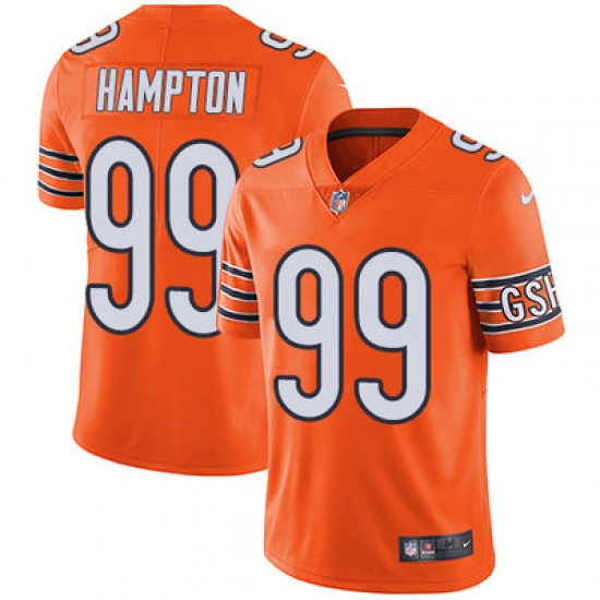 Nike Bears #99 Dan Hampton Orange Mens Stitched NFL Limited Rush Jersey Nike Bears #99 Dan Hampton Orange Mens Stitched NFL Limited Rush Jersey