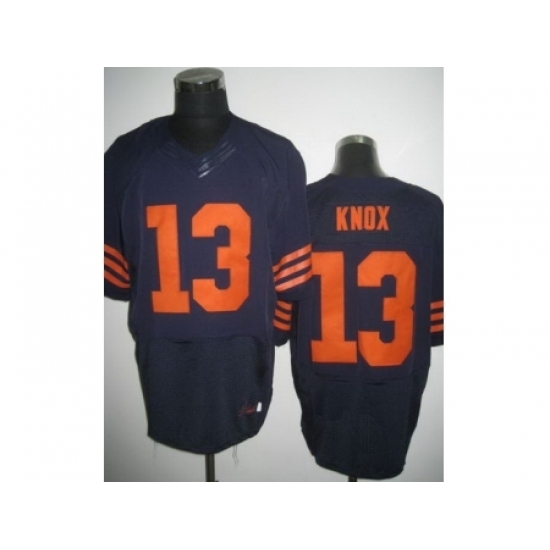 Nike Chicago Bears 13 Johnny Knox Blue Elite Orange Number NFL Jersey Nike Chicago Bears 13 Johnny Knox Blue Elite Orange Number NFL Jersey
