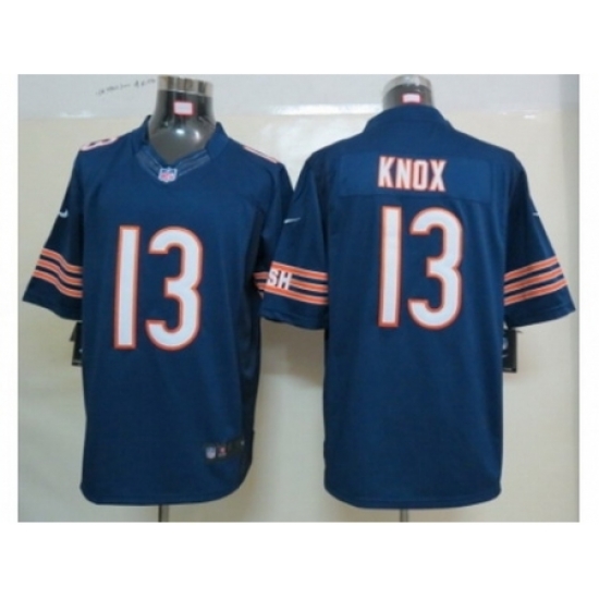 Nike Chicago Bears 13 Johnny Knox Blue Limited NFL Jersey Nike Chicago Bears 13 Johnny Knox Blue Limited NFL Jersey
