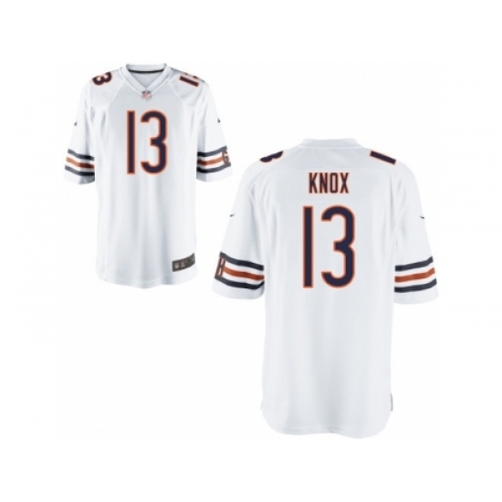 Nike Chicago Bears 13 Johnny Knox Game White NFL Jersey Nike Chicago Bears 13 Johnny Knox Game White NFL Jersey