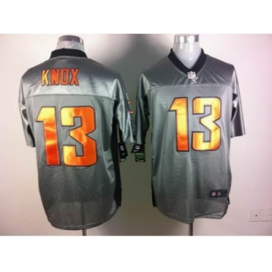 Nike Chicago Bears 13 Johnny Knox Grey Elite Shadow NFL Jersey Nike Chicago Bears 13 Johnny Knox Grey Elite Shadow NFL Jersey