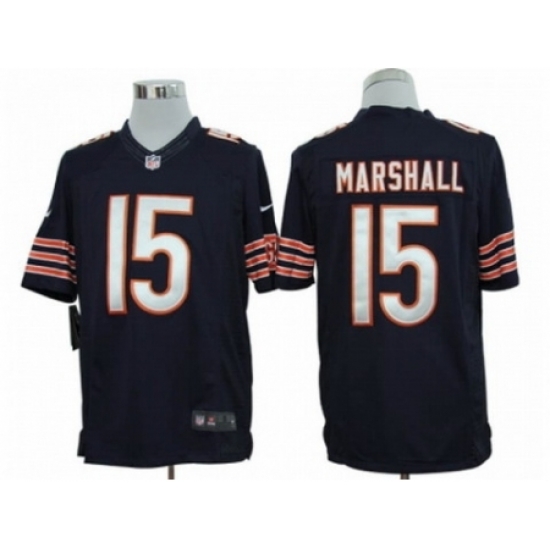 Nike Chicago Bears 15 Brandon Marshall Blue Limited NFL Jersey Nike Chicago Bears 15 Brandon Marshall Blue Limited NFL Jersey