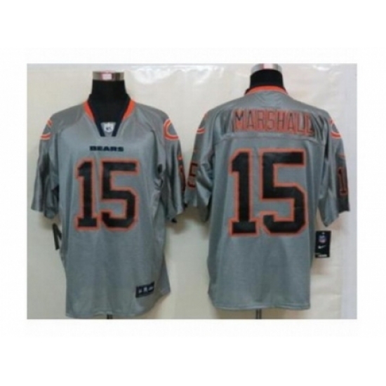 Nike Chicago Bears 15 Brandon Marshall grey Elite lights out NFL Jersey Nike Chicago Bears 15 Brandon Marshall grey Elite lights out NFL Jersey
