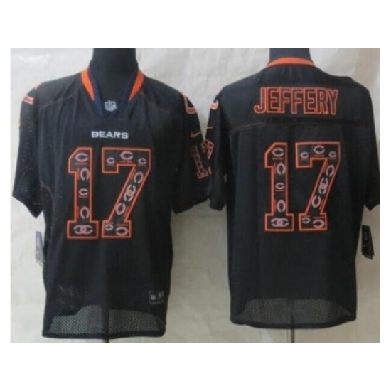 Nike Chicago Bears 17 Alshon Jeffery Black Elite Lights Out II NFL Jersey Nike Chicago Bears 17 Alshon Jeffery Black Elite Lights Out II NFL Jersey