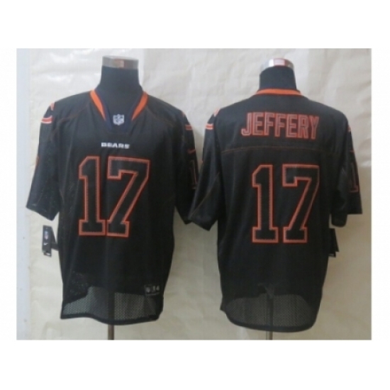 Nike Chicago Bears 17 Alshon Jeffery Black Elite Lights Out NFL Jersey Nike Chicago Bears 17 Alshon Jeffery Black Elite Lights Out NFL Jersey