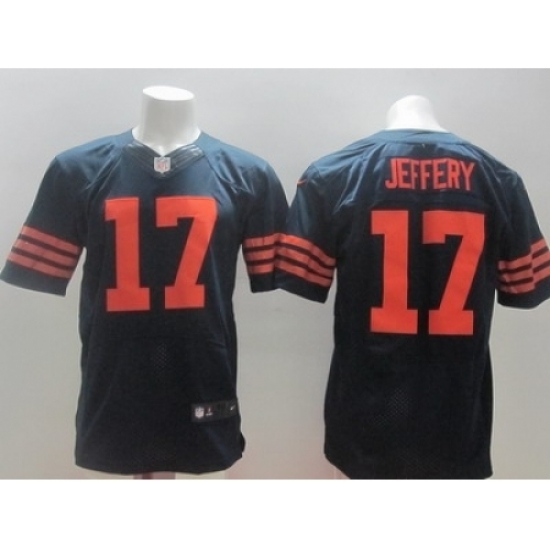 Nike Chicago Bears 17 Alshon Jeffery Blue Elite Orange Number NFL Jersey Nike Chicago Bears 17 Alshon Jeffery Blue Elite Orange Number NFL Jersey