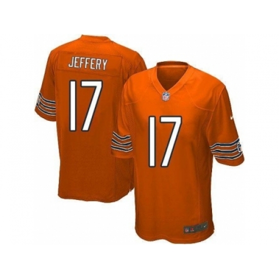Nike Chicago Bears 17 Alshon Jeffery Orange Game NFL Jersey Nike Chicago Bears 17 Alshon Jeffery Orange Game NFL Jersey