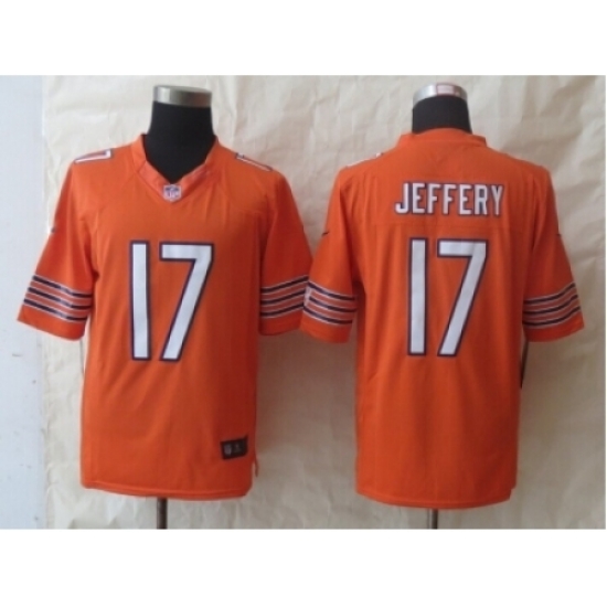 Nike Chicago Bears 17 Alshon Jeffery Orange Limited NFL Jersey Nike Chicago Bears 17 Alshon Jeffery Orange Limited NFL Jersey