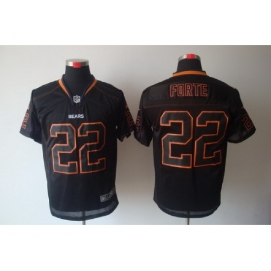 Nike Chicago Bears 22 Matt Forte Black Elite Lights Out NFL Jersey Nike Chicago Bears 22 Matt Forte Black Elite Lights Out NFL Jersey