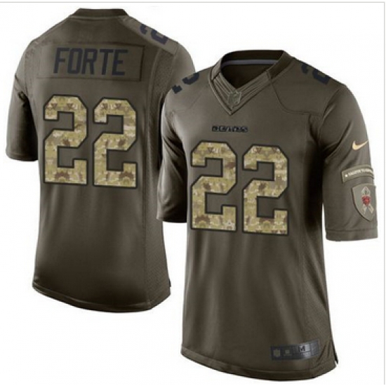 Nike Chicago Bears #22 Matt Forte Green Men 27s Stitched NFL Limited Salute to Service Jersey Nike Chicago Bears #22 Matt Forte Green Men 27s Stitched NFL Limited Salute to Service Jersey