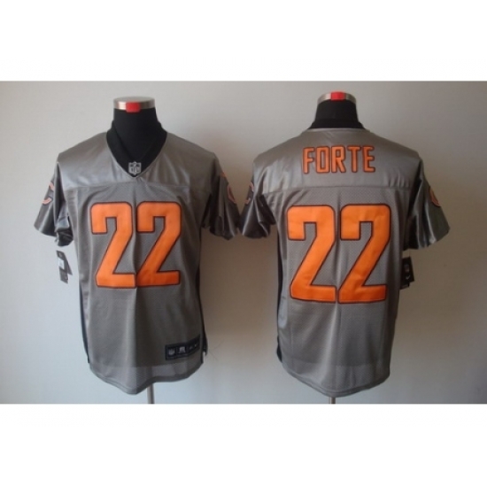 Nike Chicago Bears 22 Matt Forte Grey Elite Shadow NFL Jersey Nike Chicago Bears 22 Matt Forte Grey Elite Shadow NFL Jersey