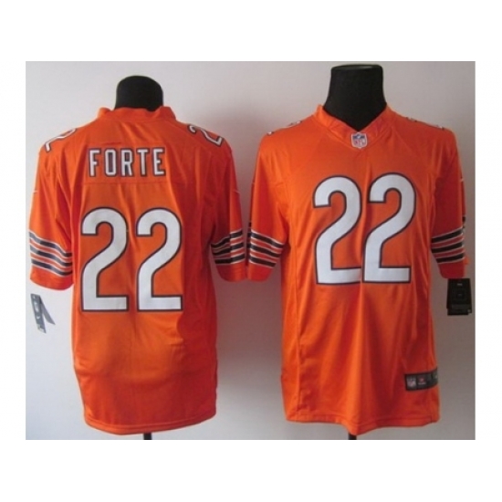Nike Chicago Bears 22 Matt Forte Orange Limited NFL Jersey Nike Chicago Bears 22 Matt Forte Orange Limited NFL Jersey