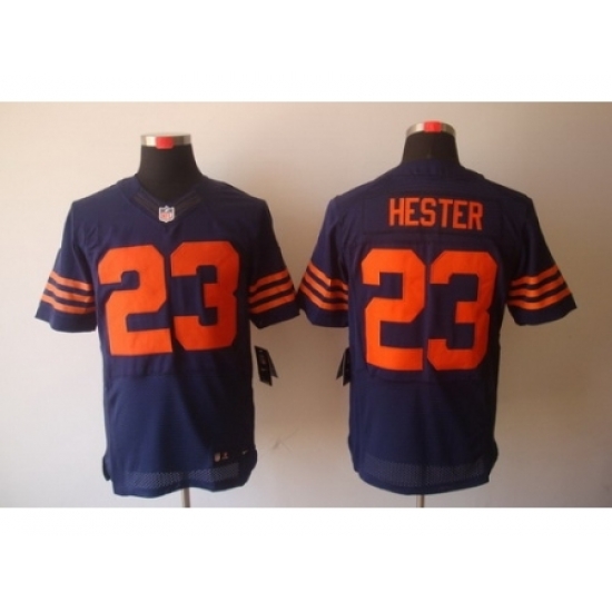 Nike Chicago Bears 23 Devin Hester Blue Elite Orange Number NFL Jersey Nike Chicago Bears 23 Devin Hester Blue Elite Orange Number NFL Jersey