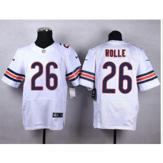 Nike Chicago Bears #26 Antrel Rolle White Mens Stitched NFL Elite Jersey Nike Chicago Bears #26 Antrel Rolle White Mens Stitched NFL Elite Jersey