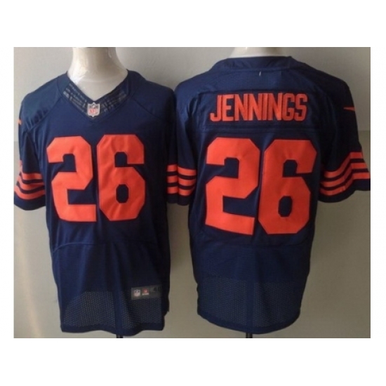 Nike Chicago Bears 26 Tim Jennings Blue Elite Orange Number NFL Jersey Nike Chicago Bears 26 Tim Jennings Blue Elite Orange Number NFL Jersey