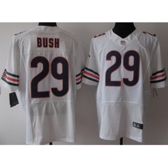 Nike Chicago Bears 29 Michael Bush White Elite NFL Jersey Nike Chicago Bears 29 Michael Bush White Elite NFL Jersey