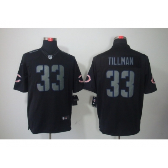 Nike Chicago Bears 33 Charles Tillman Black Limited Impact NFL Jersey Nike Chicago Bears 33 Charles Tillman Black Limited Impact NFL Jersey