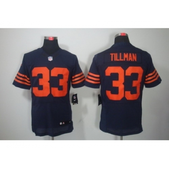 Nike Chicago Bears 33 Charles Tillman Blue Elite Orange Number NFL Jersey Nike Chicago Bears 33 Charles Tillman Blue Elite Orange Number NFL Jersey