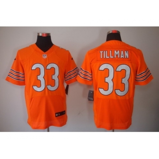 Nike Chicago Bears 33 Charles Tillman Orange Elite NFL Jersey Nike Chicago Bears 33 Charles Tillman Orange Elite NFL Jersey