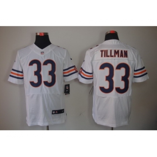 Nike Chicago Bears 33 Charles Tillman White Elite NFL Jersey Nike Chicago Bears 33 Charles Tillman White Elite NFL Jersey