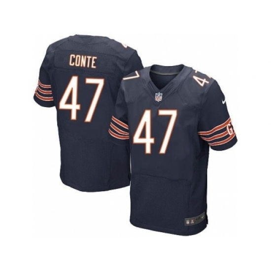 Nike Chicago Bears 47 Chris Conte Blue Elite NFL Jersey Nike Chicago Bears 47 Chris Conte Blue Elite NFL Jersey