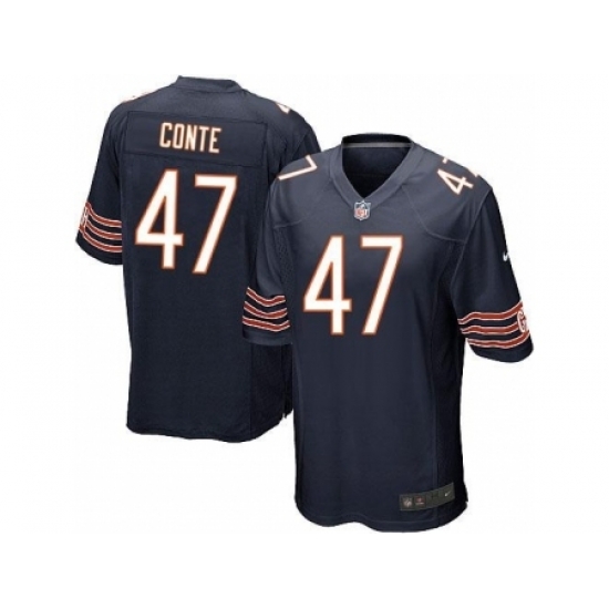 Nike Chicago Bears 47 Chris Conte Blue Game NFL Jersey Nike Chicago Bears 47 Chris Conte Blue Game NFL Jersey
