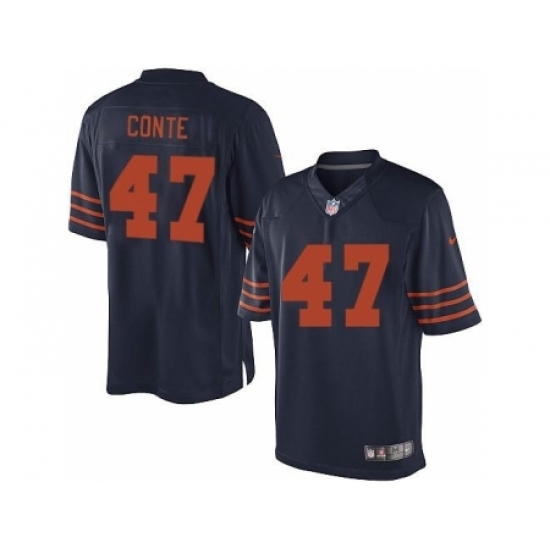 Nike Chicago Bears 47 Chris Conte Blue Limited Orange Number NFL Jersey Nike Chicago Bears 47 Chris Conte Blue Limited Orange Number NFL Jersey