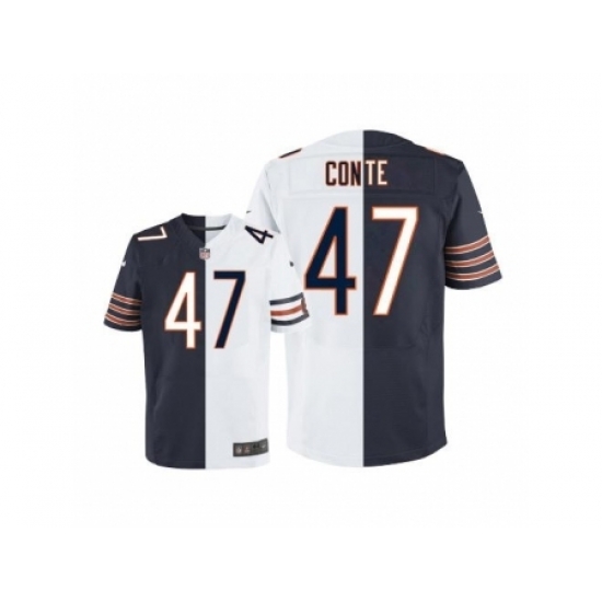 Nike Chicago Bears 47 Chris Conte Navy Blue-White Limited Split NFL Jersey Nike Chicago Bears 47 Chris Conte Navy Blue-White Limited Split NFL Jersey