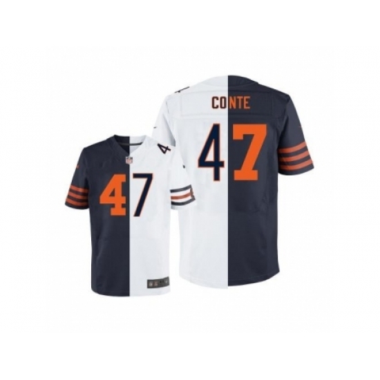 Nike Chicago Bears 47 Chris Conte White-Blue Limited Split NFL Jersey Nike Chicago Bears 47 Chris Conte White-Blue Limited Split NFL Jersey